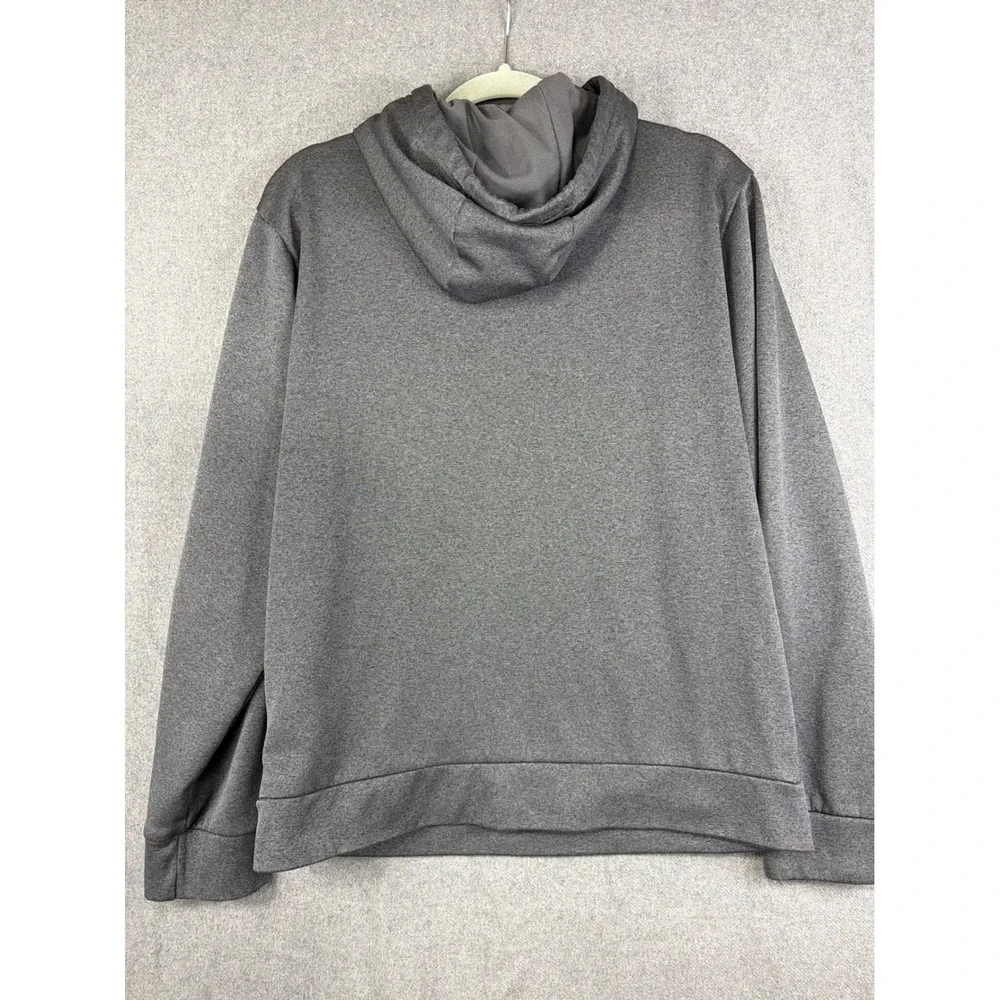 The‎ North Face Sweatshirt Mens M Gray Hoodie Logo Pocket Drawstring Pullover